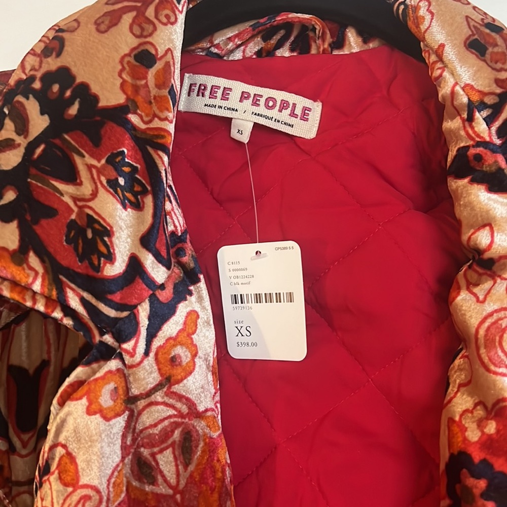 Free People Bailey Velvet Moto Jacket - Picture 4 of 7